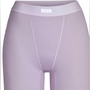 SKIMS COTTON RIBBED BOXER XS NWT IRIS MICA